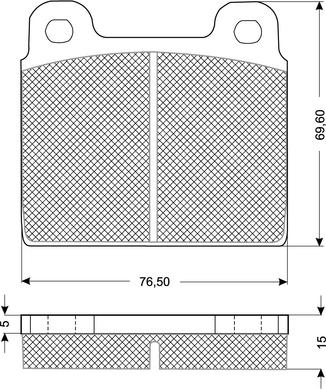 Procodis France PF1018 - Тормозные колодки, дисковые, комплект autosila-amz.com