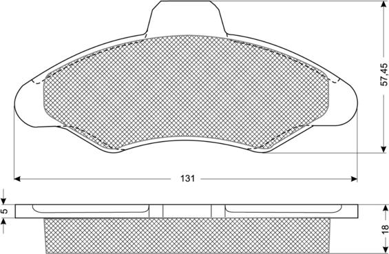 Procodis France PF1082 - Тормозные колодки, дисковые, комплект autosila-amz.com