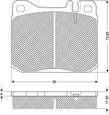 Procodis France PF10222 - Тормозные колодки, дисковые, комплект autosila-amz.com