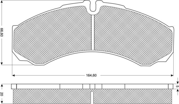 Procodis France PF1111 - Тормозные колодки, дисковые, комплект autosila-amz.com