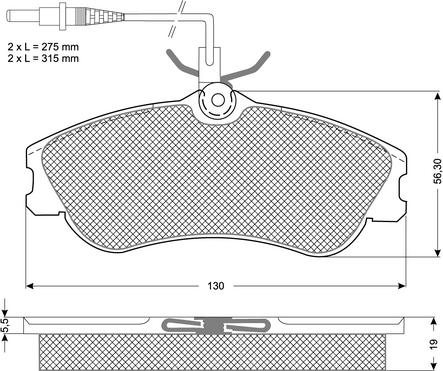 Valeo 9010214 - Тормозные колодки, дисковые, комплект autosila-amz.com