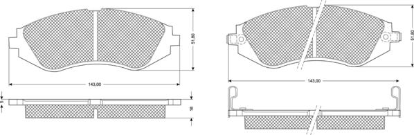 Procodis France PF1180 - Тормозные колодки, дисковые, комплект autosila-amz.com