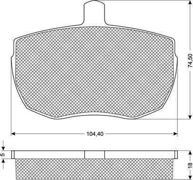 Procodis France PF1121 - Тормозные колодки, дисковые, комплект autosila-amz.com