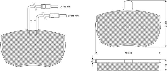 Procodis France PF1122 - Тормозные колодки, дисковые, комплект autosila-amz.com