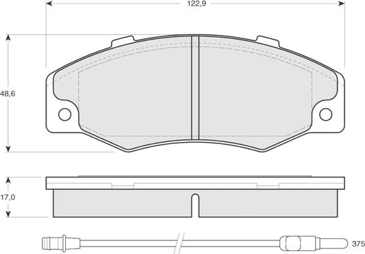 Procodis France PF1346 - Тормозные колодки, дисковые, комплект autosila-amz.com