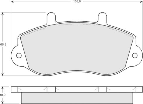 Magneti Marelli BP1101 - Тормозные колодки, дисковые, комплект autosila-amz.com