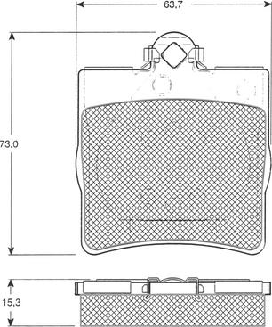 Procodis France PF1229 - Тормозные колодки, дисковые, комплект autosila-amz.com