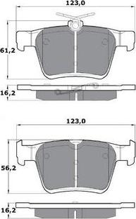 Procodis France PF1705 - Тормозные колодки, дисковые, комплект autosila-amz.com