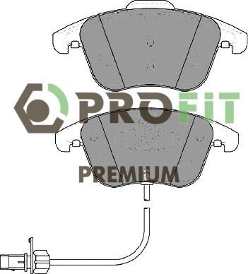 Profit 5005-4045 - Тормозные колодки, дисковые, комплект autosila-amz.com