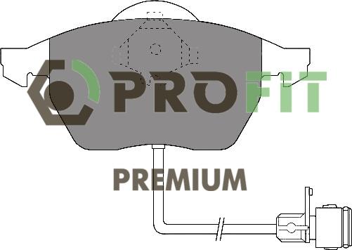 Profit 5005-0590 - Тормозные колодки, дисковые, комплект autosila-amz.com