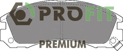 Profit 5005-0765 - Тормозные колодки, дисковые, комплект autosila-amz.com