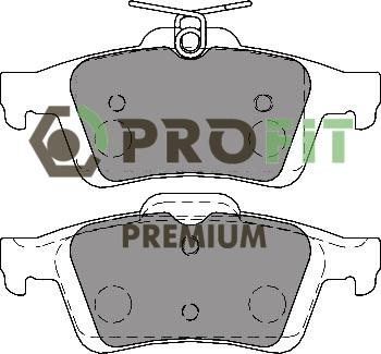 Profit 5005-1931 - Тормозные колодки, дисковые, комплект autosila-amz.com