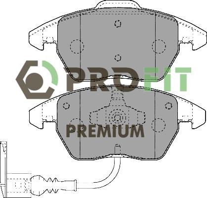 Profit 5005-1641 - Тормозные колодки, дисковые, комплект autosila-amz.com