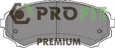 Profit 5005-1603 - Тормозные колодки, дисковые, комплект autosila-amz.com