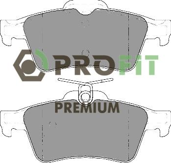 Profit 5005-1766 - Тормозные колодки, дисковые, комплект autosila-amz.com