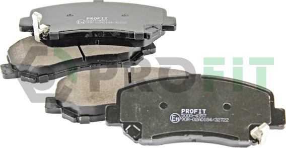 Profit 5000-4357 - Тормозные колодки, дисковые, комплект autosila-amz.com