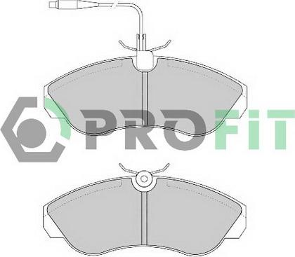 Profit 5000-0968 - Тормозные колодки, дисковые, комплект autosila-amz.com