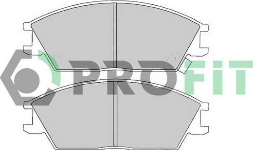 Profit 5000-0435 C - Тормозные колодки, дисковые, комплект autosila-amz.com