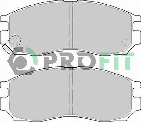 Profit 5000-0764 - Тормозные колодки, дисковые, комплект autosila-amz.com
