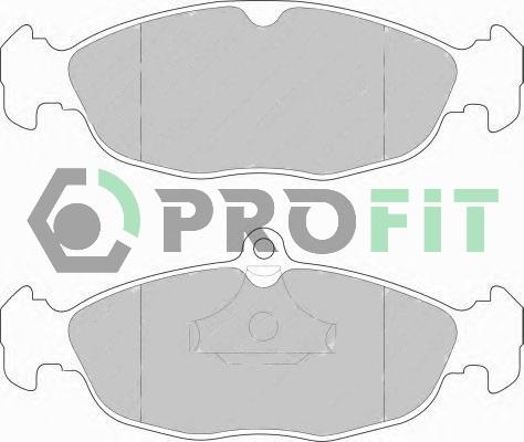 Profit 5000-0732 - Тормозные колодки, дисковые, комплект autosila-amz.com