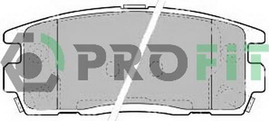Profit 5000-1935 - Тормозные колодки, дисковые, комплект autosila-amz.com