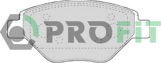 Profit 5000-1409 - Тормозные колодки, дисковые, комплект autosila-amz.com