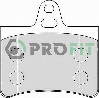 Profit 5000-1413 - Тормозные колодки, дисковые, комплект autosila-amz.com