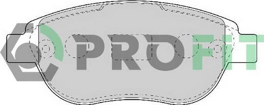 Profit 5000-1476 - Тормозные колодки, дисковые, комплект autosila-amz.com