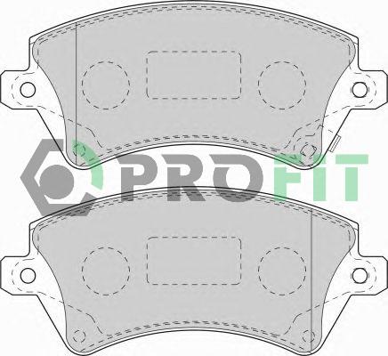 Profit 5000-1573 C - Тормозные колодки, дисковые, комплект autosila-amz.com