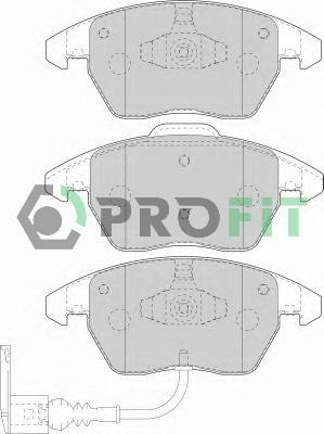 Profit 5000-1641 C - Тормозные колодки, дисковые, комплект autosila-amz.com