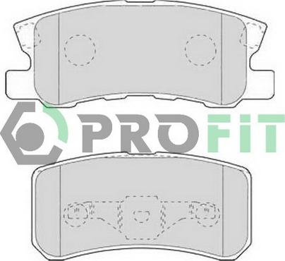 Profit 5000-1604 C - Тормозные колодки, дисковые, комплект autosila-amz.com