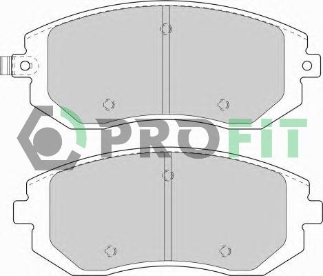 Profit 5000-1639 C - Тормозные колодки, дисковые, комплект autosila-amz.com