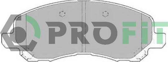 Profit 5000-1621 - Тормозные колодки, дисковые, комплект autosila-amz.com