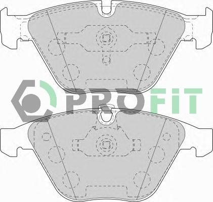 Profit 5000-1628 C - Тормозные колодки, дисковые, комплект autosila-amz.com