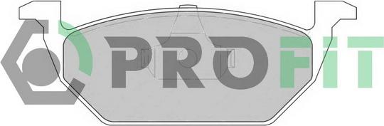 Profit 5000-1094 - Тормозные колодки, дисковые, комплект autosila-amz.com