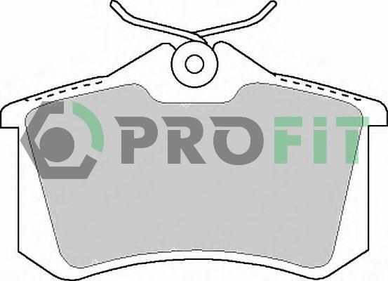 Profit 5000-1083 - Тормозные колодки, дисковые, комплект autosila-amz.com