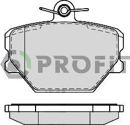 Profit 5000-1162 - Тормозные колодки, дисковые, комплект autosila-amz.com