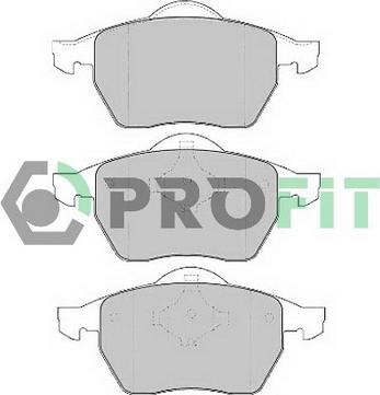 Profit 5000-1167 - Колодки тормозные_AUDI A4 95-01, VW PASSAT 96-00 FRONT autosila-amz.com