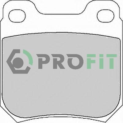 Profit 5000-1117 - Тормозные колодки, дисковые, комплект autosila-amz.com