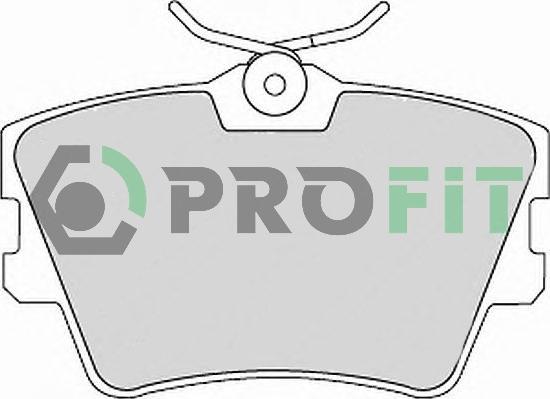 Profit 5000-1132 - Тормозные колодки, дисковые, комплект autosila-amz.com