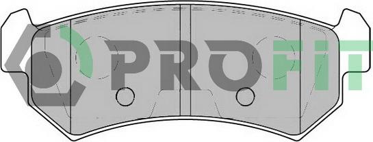 Profit 5000-1889 - Тормозные колодки, дисковые, комплект autosila-amz.com