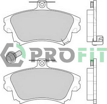 Profit 5000-1384 - Тормозные колодки, дисковые, комплект autosila-amz.com