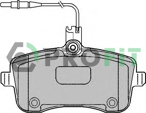 Profit 5000-1725 - Тормозные колодки, дисковые, комплект autosila-amz.com
