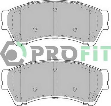 Profit 5000-2021 - Тормозные колодки, дисковые, комплект autosila-amz.com