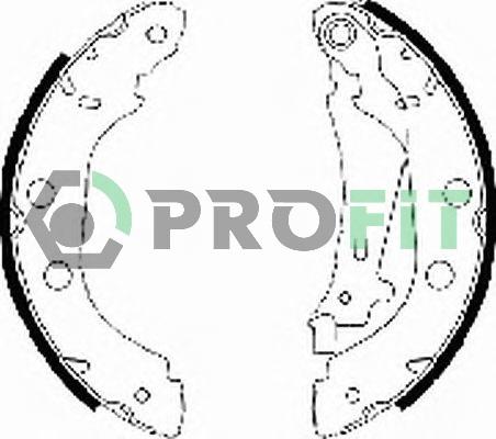 Profit 5001-0577 - Тормозные колодки, дисковые, комплект autosila-amz.com