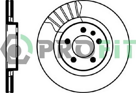 Profit 5010-0928 - Тормозной диск autosila-amz.com