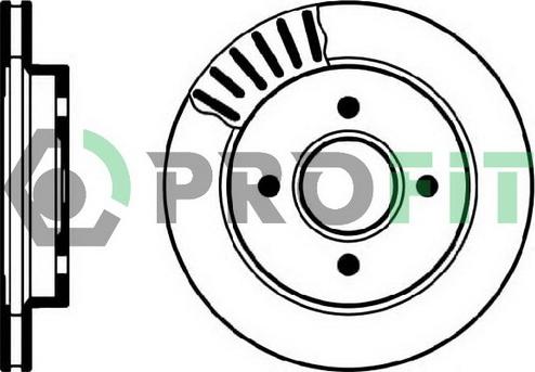 Profit 5010-0479 - Тормозной диск autosila-amz.com