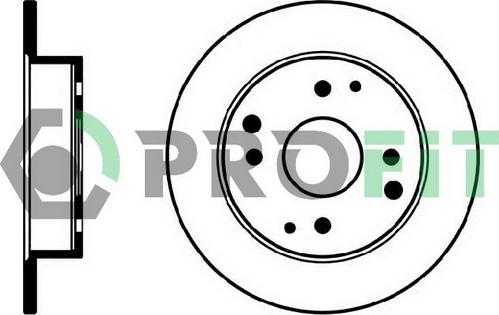 Profit 5010-0565 - Тормозной диск autosila-amz.com