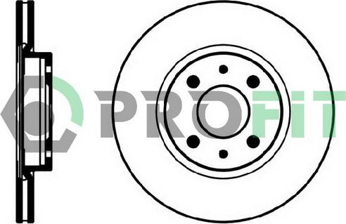 Profit 5010-0521 - Тормозной диск autosila-amz.com