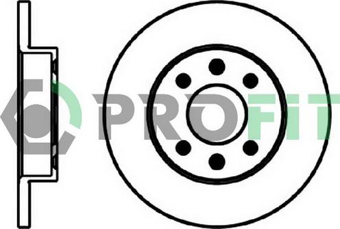 Profit 5010-0055 - Тормозной диск autosila-amz.com